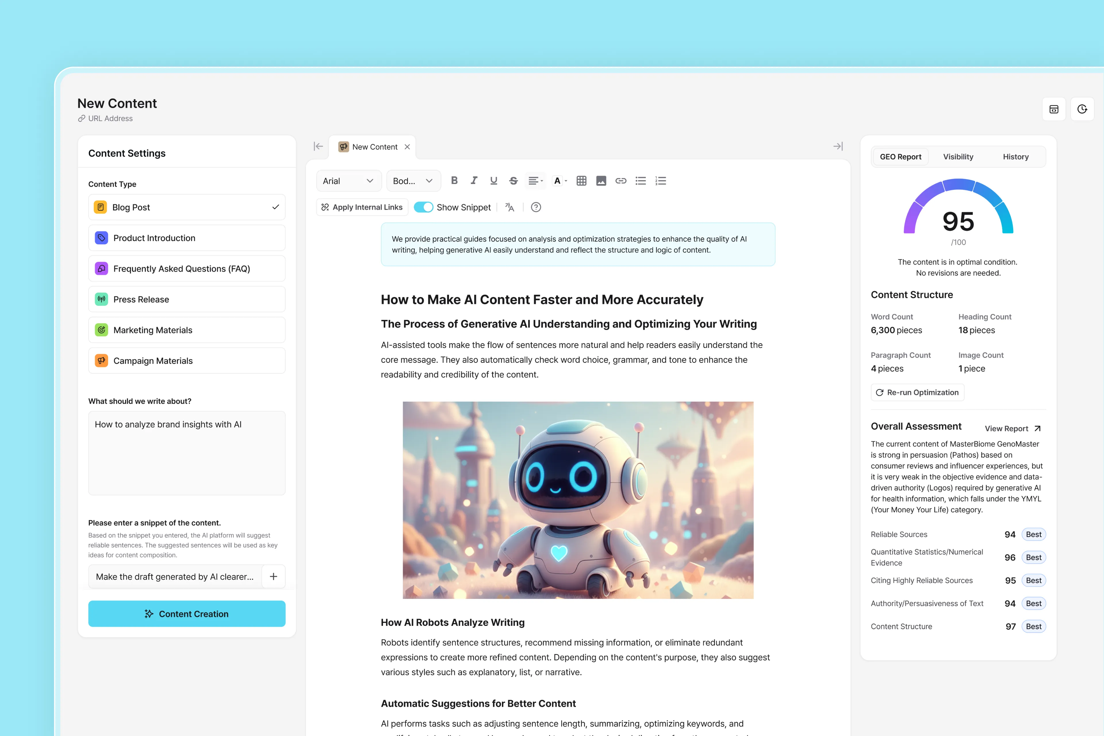 GEO 최적화 콘텐츠 제작